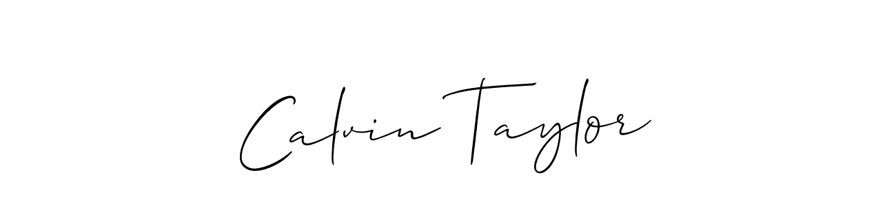 Calvin Taylor stylish signature style. Best Handwritten Sign (Allison_Script) for my name. Handwritten Signature Collection Ideas for my name Calvin Taylor. Calvin Taylor signature style 2 images and pictures png