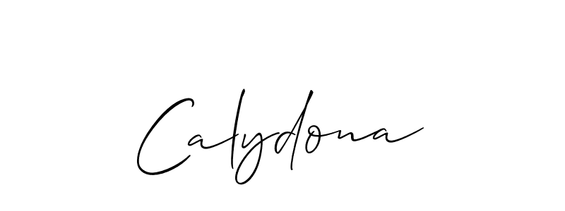 Similarly Allison_Script is the best handwritten signature design. Signature creator online .You can use it as an online autograph creator for name Calydona. Calydona signature style 2 images and pictures png