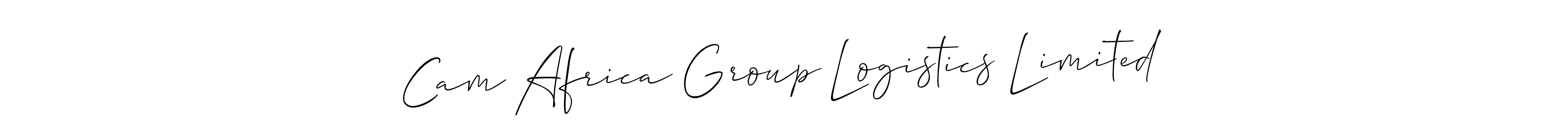 Make a beautiful signature design for name Cam Africa Group Logistics Limited. Use this online signature maker to create a handwritten signature for free. Cam Africa Group Logistics Limited signature style 2 images and pictures png