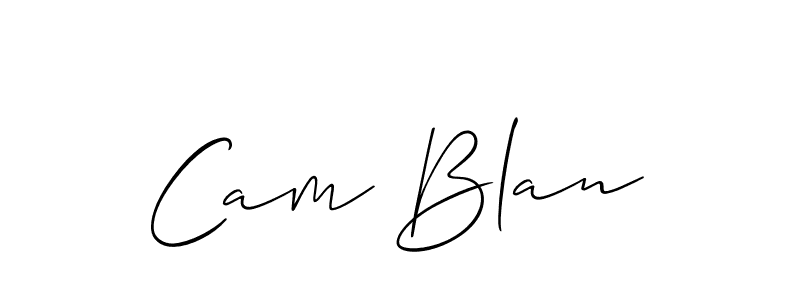 Allison_Script is a professional signature style that is perfect for those who want to add a touch of class to their signature. It is also a great choice for those who want to make their signature more unique. Get Cam Blan name to fancy signature for free. Cam Blan signature style 2 images and pictures png