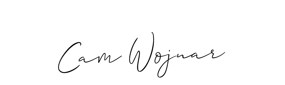 The best way (Allison_Script) to make a short signature is to pick only two or three words in your name. The name Cam Wojnar include a total of six letters. For converting this name. Cam Wojnar signature style 2 images and pictures png