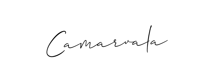 Camarvala stylish signature style. Best Handwritten Sign (Allison_Script) for my name. Handwritten Signature Collection Ideas for my name Camarvala. Camarvala signature style 2 images and pictures png