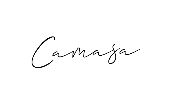 if you are searching for the best signature style for your name Camasa. so please give up your signature search. here we have designed multiple signature styles  using Allison_Script. Camasa signature style 2 images and pictures png