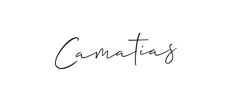 How to Draw Camatias signature style? Allison_Script is a latest design signature styles for name Camatias. Camatias signature style 2 images and pictures png