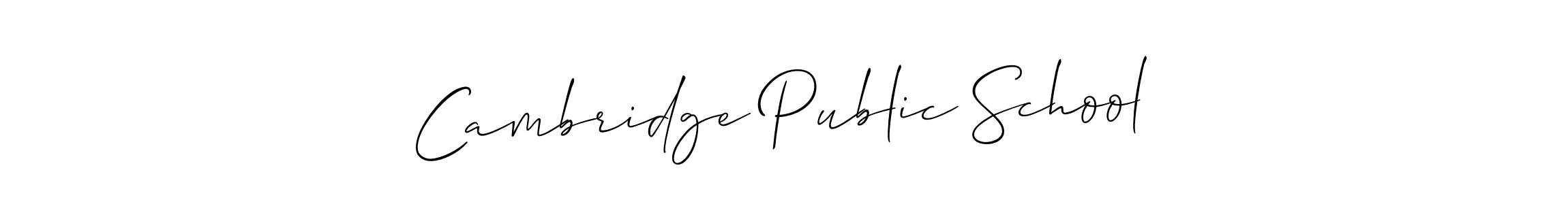 Make a short Cambridge Public School signature style. Manage your documents anywhere anytime using Allison_Script. Create and add eSignatures, submit forms, share and send files easily. Cambridge Public School signature style 2 images and pictures png