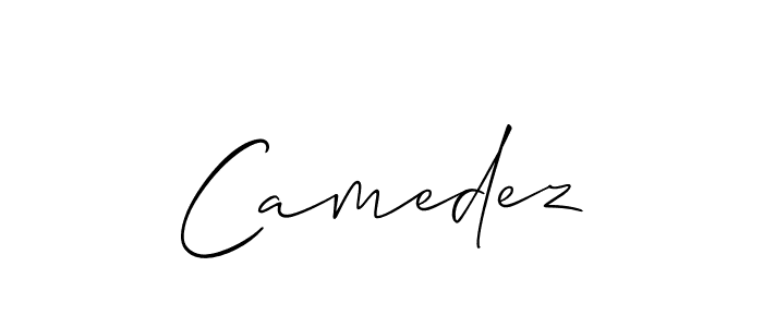 if you are searching for the best signature style for your name Camedez. so please give up your signature search. here we have designed multiple signature styles  using Allison_Script. Camedez signature style 2 images and pictures png