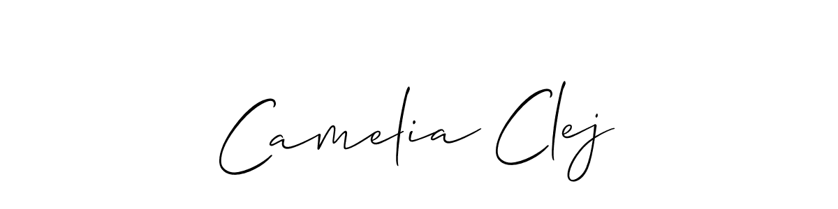 Make a beautiful signature design for name Camelia Clej. Use this online signature maker to create a handwritten signature for free. Camelia Clej signature style 2 images and pictures png