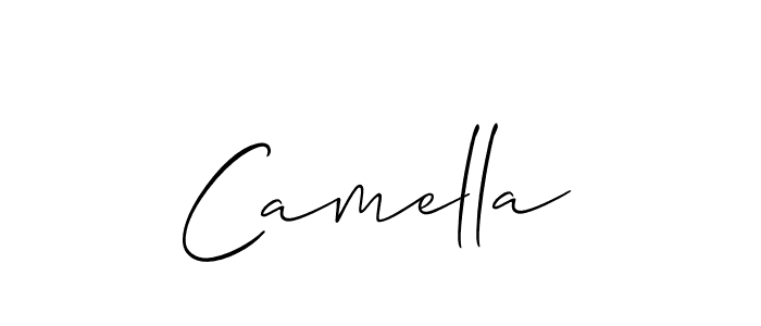Also we have Camella name is the best signature style. Create professional handwritten signature collection using Allison_Script autograph style. Camella signature style 2 images and pictures png