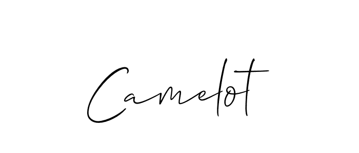 Design your own signature with our free online signature maker. With this signature software, you can create a handwritten (Allison_Script) signature for name Camelot. Camelot signature style 2 images and pictures png