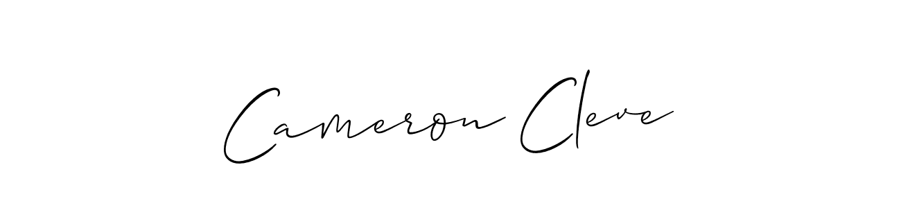 The best way (Allison_Script) to make a short signature is to pick only two or three words in your name. The name Cameron Cleve include a total of six letters. For converting this name. Cameron Cleve signature style 2 images and pictures png