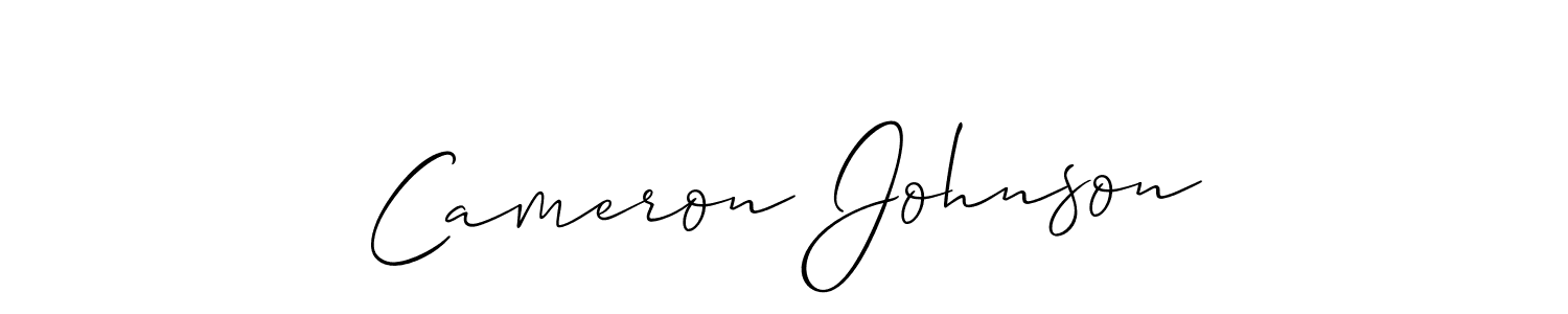 if you are searching for the best signature style for your name Cameron Johnson. so please give up your signature search. here we have designed multiple signature styles  using Allison_Script. Cameron Johnson signature style 2 images and pictures png