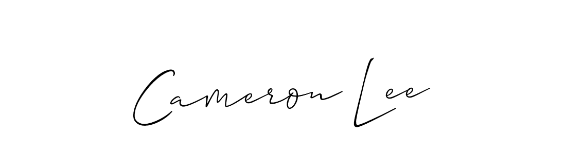 Use a signature maker to create a handwritten signature online. With this signature software, you can design (Allison_Script) your own signature for name Cameron Lee. Cameron Lee signature style 2 images and pictures png