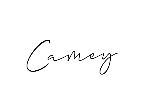 Also You can easily find your signature by using the search form. We will create Camey name handwritten signature images for you free of cost using Allison_Script sign style. Camey signature style 2 images and pictures png