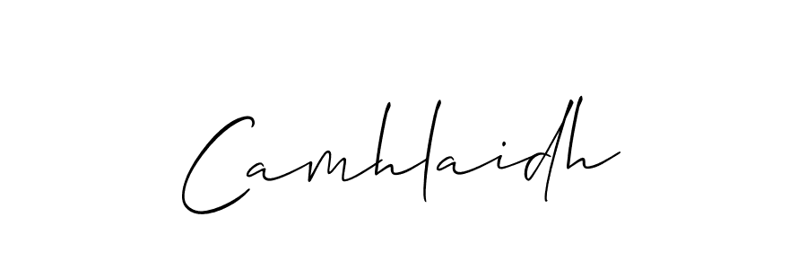 Once you've used our free online signature maker to create your best signature Allison_Script style, it's time to enjoy all of the benefits that Camhlaidh name signing documents. Camhlaidh signature style 2 images and pictures png