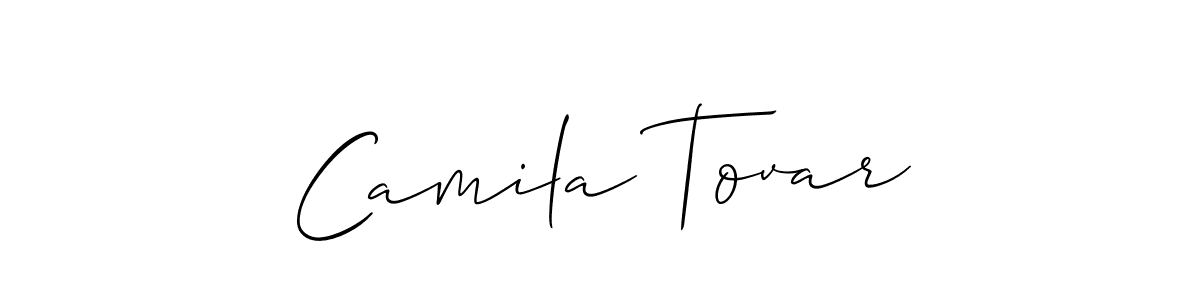 Make a beautiful signature design for name Camila Tovar. Use this online signature maker to create a handwritten signature for free. Camila Tovar signature style 2 images and pictures png