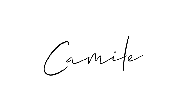 Make a short Camile signature style. Manage your documents anywhere anytime using Allison_Script. Create and add eSignatures, submit forms, share and send files easily. Camile signature style 2 images and pictures png