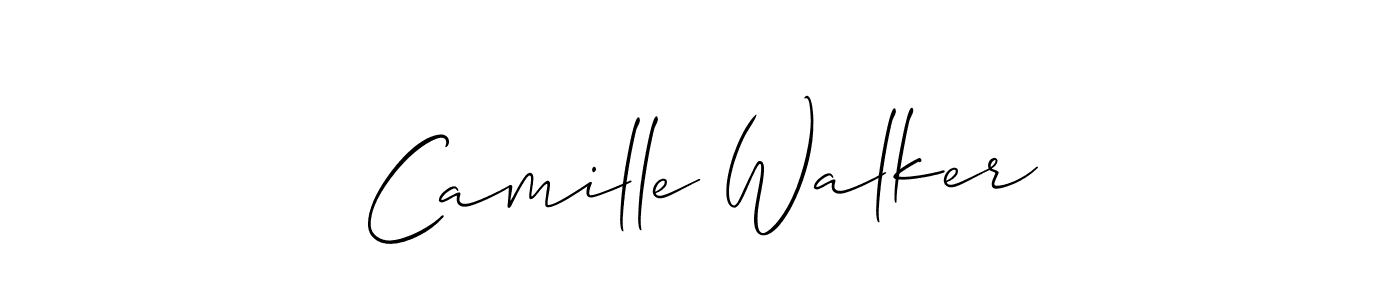 Make a beautiful signature design for name Camille Walker. Use this online signature maker to create a handwritten signature for free. Camille Walker signature style 2 images and pictures png