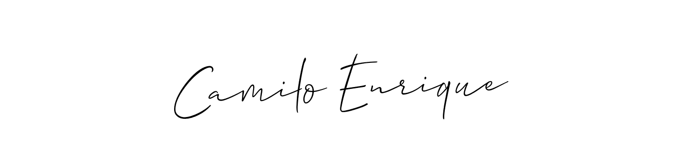Here are the top 10 professional signature styles for the name Camilo Enrique. These are the best autograph styles you can use for your name. Camilo Enrique signature style 2 images and pictures png