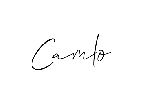 Once you've used our free online signature maker to create your best signature Allison_Script style, it's time to enjoy all of the benefits that Camlo name signing documents. Camlo signature style 2 images and pictures png