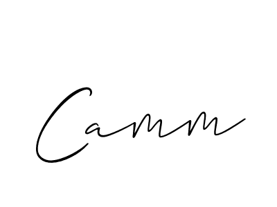 How to make Camm signature? Allison_Script is a professional autograph style. Create handwritten signature for Camm name. Camm signature style 2 images and pictures png