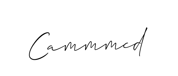 Use a signature maker to create a handwritten signature online. With this signature software, you can design (Allison_Script) your own signature for name Cammmcd. Cammmcd signature style 2 images and pictures png