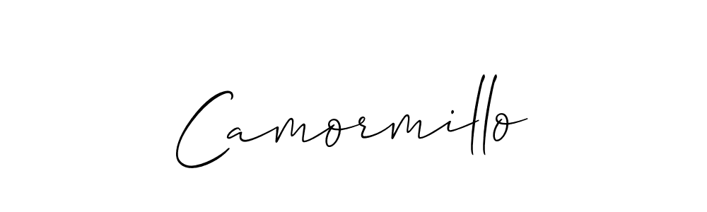 How to make Camormillo signature? Allison_Script is a professional autograph style. Create handwritten signature for Camormillo name. Camormillo signature style 2 images and pictures png