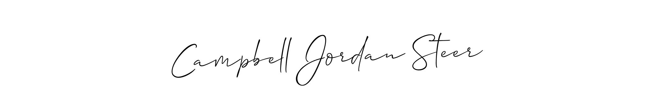 Create a beautiful signature design for name Campbell Jordan Steer. With this signature (Allison_Script) fonts, you can make a handwritten signature for free. Campbell Jordan Steer signature style 2 images and pictures png