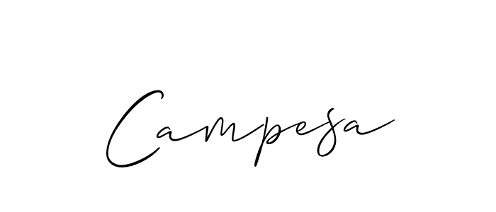 Also You can easily find your signature by using the search form. We will create Campesa name handwritten signature images for you free of cost using Allison_Script sign style. Campesa signature style 2 images and pictures png