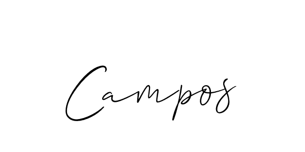 How to make Campos name signature. Use Allison_Script style for creating short signs online. This is the latest handwritten sign. Campos signature style 2 images and pictures png