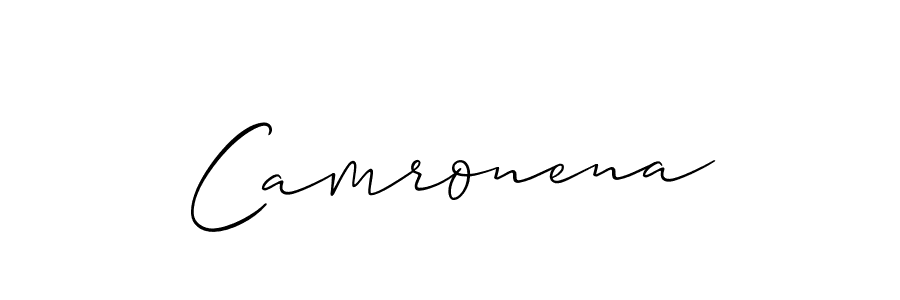 You should practise on your own different ways (Allison_Script) to write your name (Camronena) in signature. don't let someone else do it for you. Camronena signature style 2 images and pictures png