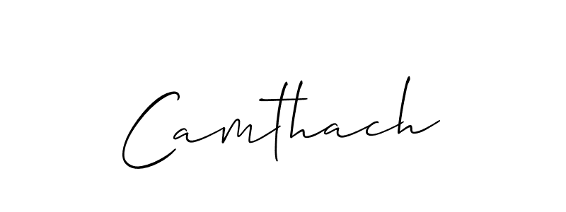 Also You can easily find your signature by using the search form. We will create Camthach name handwritten signature images for you free of cost using Allison_Script sign style. Camthach signature style 2 images and pictures png