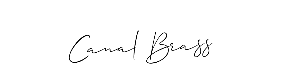 if you are searching for the best signature style for your name Canal Brass. so please give up your signature search. here we have designed multiple signature styles  using Allison_Script. Canal Brass signature style 2 images and pictures png