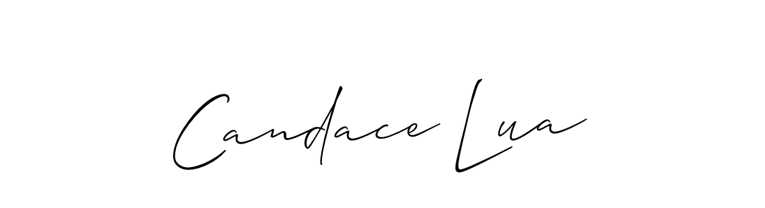 Create a beautiful signature design for name Candace Lua. With this signature (Allison_Script) fonts, you can make a handwritten signature for free. Candace Lua signature style 2 images and pictures png