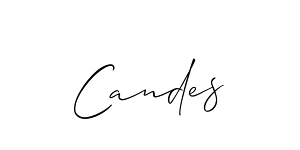 Make a beautiful signature design for name Candes. Use this online signature maker to create a handwritten signature for free. Candes signature style 2 images and pictures png