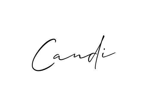 The best way (Allison_Script) to make a short signature is to pick only two or three words in your name. The name Candi include a total of six letters. For converting this name. Candi signature style 2 images and pictures png