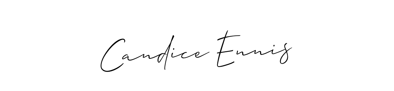Make a beautiful signature design for name Candice Ennis. Use this online signature maker to create a handwritten signature for free. Candice Ennis signature style 2 images and pictures png
