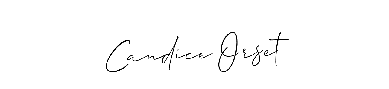 Best and Professional Signature Style for Candice Orset. Allison_Script Best Signature Style Collection. Candice Orset signature style 2 images and pictures png