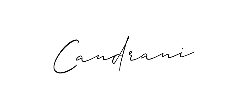 if you are searching for the best signature style for your name Candrani. so please give up your signature search. here we have designed multiple signature styles  using Allison_Script. Candrani signature style 2 images and pictures png