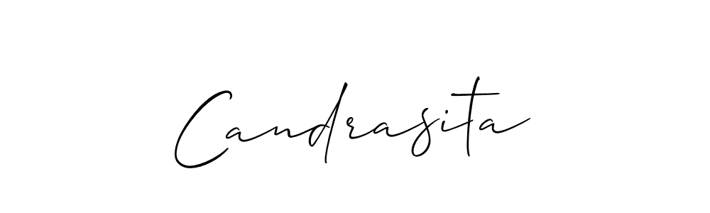 if you are searching for the best signature style for your name Candrasita. so please give up your signature search. here we have designed multiple signature styles  using Allison_Script. Candrasita signature style 2 images and pictures png