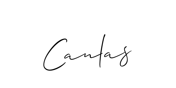 Best and Professional Signature Style for Canlas. Allison_Script Best Signature Style Collection. Canlas signature style 2 images and pictures png