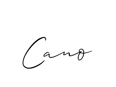 You should practise on your own different ways (Allison_Script) to write your name (Cano) in signature. don't let someone else do it for you. Cano signature style 2 images and pictures png
