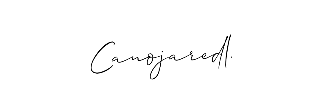 Best and Professional Signature Style for Canojaredl.. Allison_Script Best Signature Style Collection. Canojaredl. signature style 2 images and pictures png