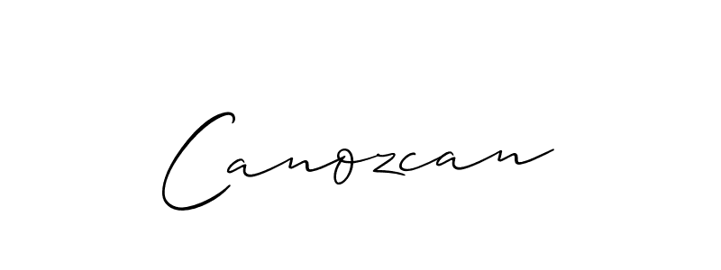 Make a short Canozcan signature style. Manage your documents anywhere anytime using Allison_Script. Create and add eSignatures, submit forms, share and send files easily. Canozcan signature style 2 images and pictures png