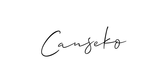 How to make Canseko name signature. Use Allison_Script style for creating short signs online. This is the latest handwritten sign. Canseko signature style 2 images and pictures png