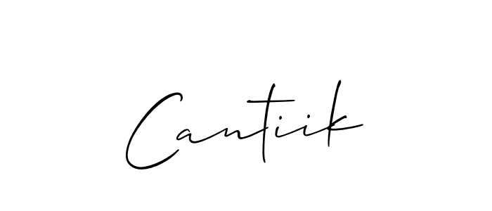 It looks lik you need a new signature style for name Cantiik. Design unique handwritten (Allison_Script) signature with our free signature maker in just a few clicks. Cantiik signature style 2 images and pictures png