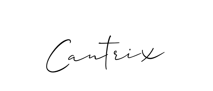 Make a beautiful signature design for name Cantrix. With this signature (Allison_Script) style, you can create a handwritten signature for free. Cantrix signature style 2 images and pictures png