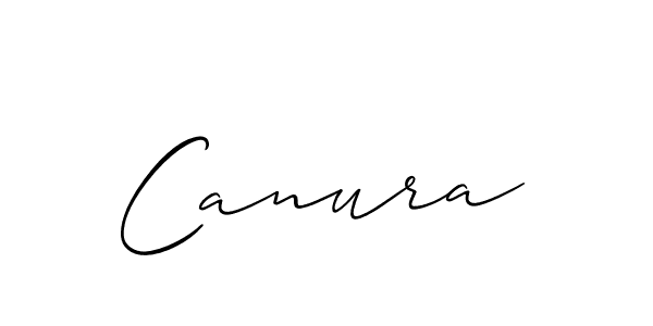 Similarly Allison_Script is the best handwritten signature design. Signature creator online .You can use it as an online autograph creator for name Canura. Canura signature style 2 images and pictures png