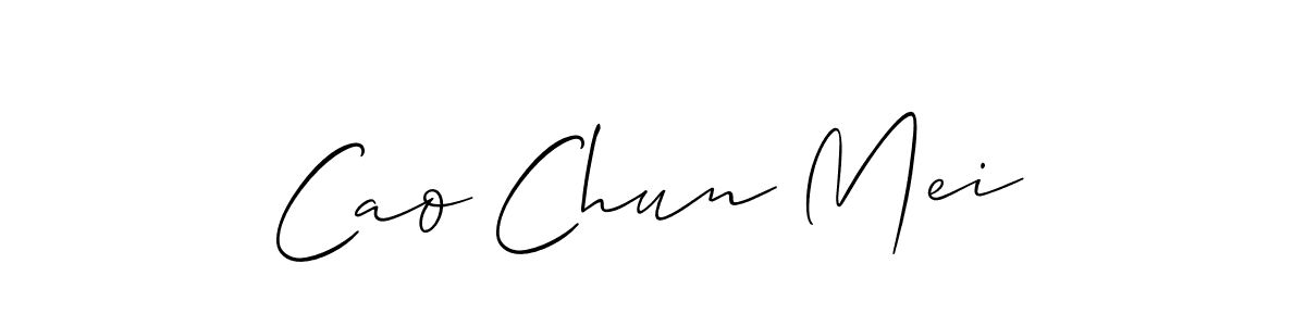 This is the best signature style for the Cao Chun Mei name. Also you like these signature font (Allison_Script). Mix name signature. Cao Chun Mei signature style 2 images and pictures png