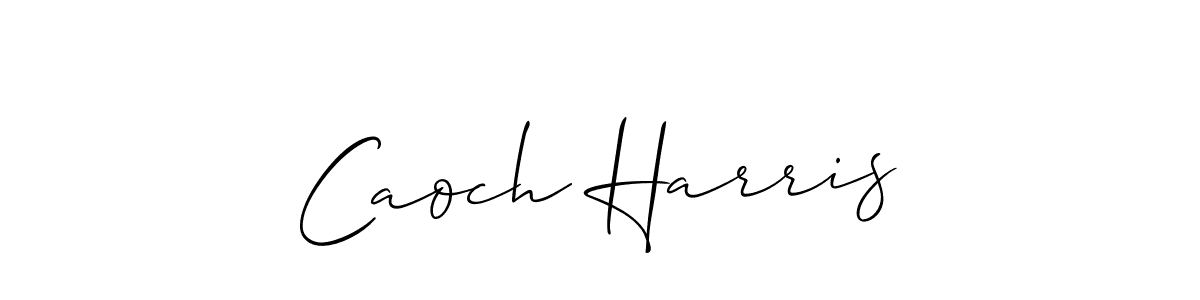 Similarly Allison_Script is the best handwritten signature design. Signature creator online .You can use it as an online autograph creator for name Caoch Harris. Caoch Harris signature style 2 images and pictures png
