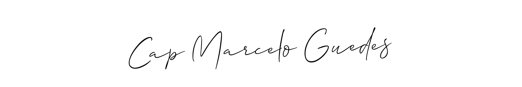 Once you've used our free online signature maker to create your best signature Allison_Script style, it's time to enjoy all of the benefits that Cap Marcelo Guedes name signing documents. Cap Marcelo Guedes signature style 2 images and pictures png